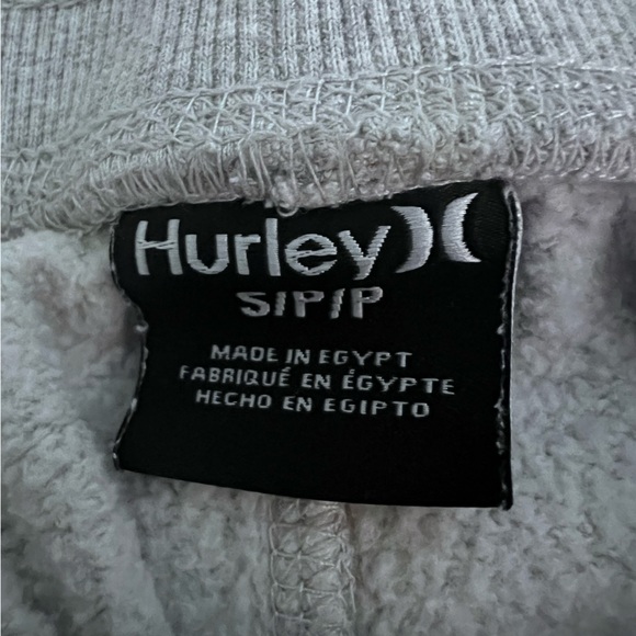 Men’s Hurley Heather Light Grey Sweatpants - Picture 3 of 4